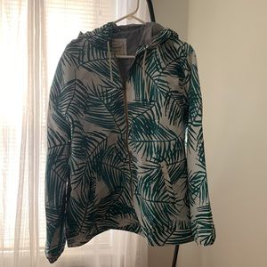 Palm tree rain coat